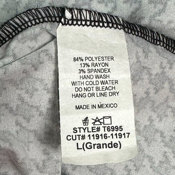 New Upscale Houndstooth and Black Sequin Fun Button up Shirt Runs big size L - Picture 8 of 9